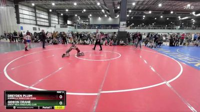 53 lbs Round 2 - Gideon Drane, Great Neck Wrestling Club vs Dreyden Pluim, Guerrilla Wrestling (GWA)