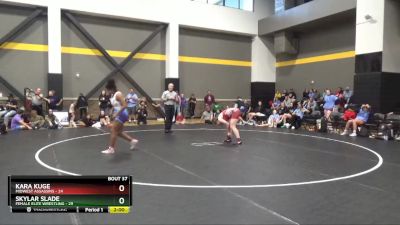 155 lbs Round 5 (16 Team) - Skylar Slade, Female Elite Wrestling vs Kara Kuge, Midwest Assassins