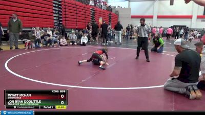 45 lbs Cons. Semi - Wyatt McHan, Stronghold vs Jon Ryan Doolittle, Tennessee Valley Wrestling