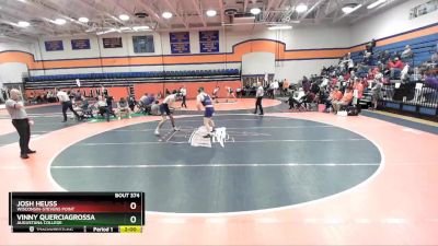 174 lbs Cons. Round 3 - Vinny Querciagrossa, Augustana College vs Josh Heuss, Wisconsin-Stevens Point