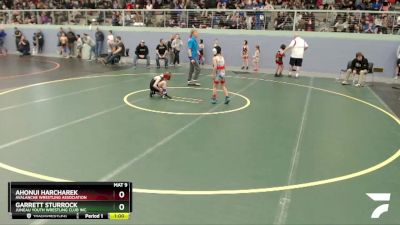 63 lbs Round 1 - Ahonui Harcharek, Avalanche Wrestling Association vs Garrett Sturrock, Juneau Youth Wrestling Club Inc.