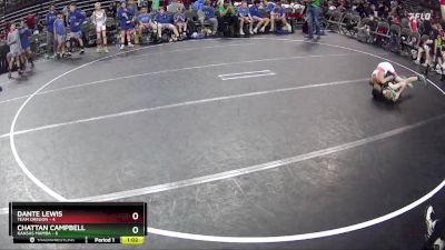 60 lbs Round 2 (6 Team) - Chattan Campbell, Kansas Mamba vs Dante Lewis, Team Oregon