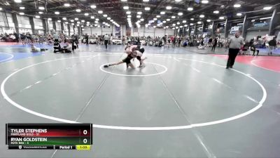 115 lbs Rd# 3 12:00pm Friday - Tyler Stephens, Maryland Gold vs Ryan Goldstein, M2TC Red