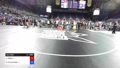 113 lbs Cons 32 #1 - Joshua Miller, North Carolina vs Austin Grzywinski, Minnesota