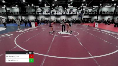 125A lbs Quarterfinal - Michael Romero, Sunkist Kids Monster Garage vs Jake Talarico, St Peters Prep