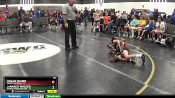 95 lbs Round 2 (8 Team) - Logan Maher, Legacy National vs Jarraeu Walker, Dundee Wrestling (MI)
