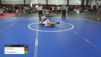 140 lbs Semifinal - Gavin Sheridan, Unattached vs Michael Marsigliano, Bridgewater