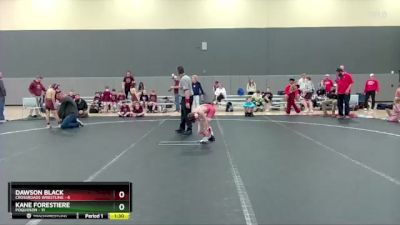 60 lbs Round 4 (6 Team) - Kane Forestiere, Poquoson vs Dawson Black, Crossroads Wrestling