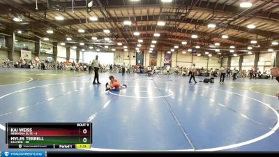 84 lbs Rd# 6- 9:00am Saturday Final Pool - Kai Weiss, Nebraska Elite vs Myles Terrell, Cali Red