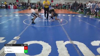 S-80 Mats 1-4 4:15pm lbs Round Of 16 - Isaiah Ruffin, MI vs Arav Pandey, PA