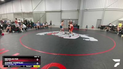 170 lbs Round 2 (8 Team) - Nicholas Fox, Iowa vs Dominic Sumpolec, Pennsylvania