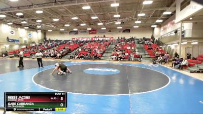 197 lbs Quarterfinal - Gabe Carranza, Colorado Mesa vs Reese Jacobs, Chadron State