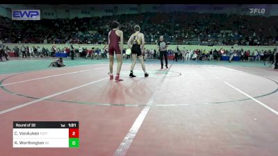 143 lbs Round Of 32 - Carter VanAuken, Tuttle vs Kayden Worthington, Sand Springs HS