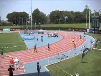 The Omnicon Interiors Men's 400m Hurdles--Section 1