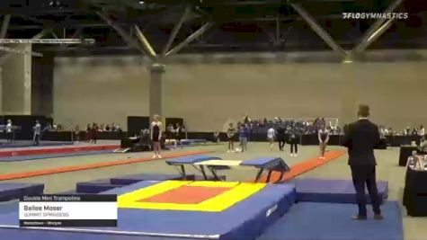 Bailee Moser - Double Mini Trampoline, SUMMIT SPRINGERS - 2021 USA Gymnastics Championships