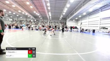 106 lbs Quarterfinal - Ty Kapusta, Young Guns Black vs Kameron Luif, Illinois Menace Lightning