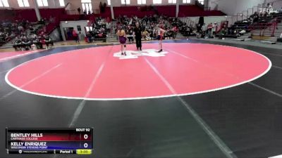 101 lbs Cons. Semi - Kelly Enriquez, Wisconsin Stevens Point vs Bentley Hills, Carthage College