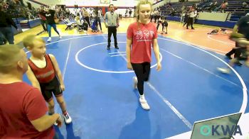 55 lbs Consolation - Brantlee Coffey, Wagoner Takedown Club vs Ryder Shaw, Barnsdall Youth Wrestling