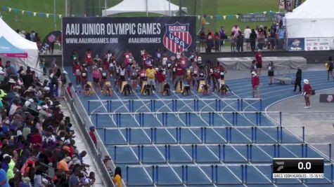 Youth Girls' 100m Hurdles Championship, Semi-Finals 1 - Age 15-16