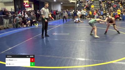 102 lbs Quarterfinal - Camden Olson, Scraper vs Dylan Ilc, Lake Catholic