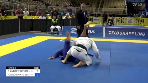 FABRICIO ANDREY BATISTA JUNIOR vs RAIMUNDO DIEGO PINTO SODRE 2024 Pan Jiu Jitsu IBJJF Championship