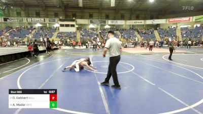 100 lbs Consi Of 16 #2 - Owen Gabbert, Wellington vs Anthony Meder, Ortega Middle School