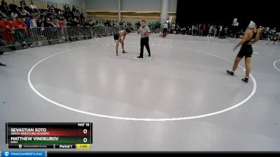 138 lbs Cons. Round 3 - Matthew Vinokurov, Ohio vs Sevastian Soto, Ubasa Wrestling Academy