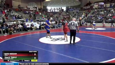 4A 285 lbs Quarterfinal - Trace Tinkle, Mountain View vs Nate Needam, Mena