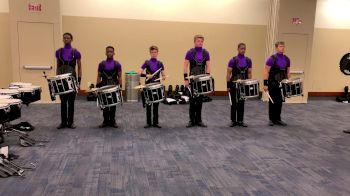 In The Lot: Lawrence Township drums @ 2018 BOA Indy Super