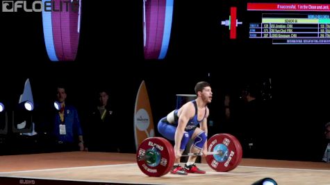 Brian Reisenauer Hits 127kg On His Clean & Jerk At 2017 IWF Worlds