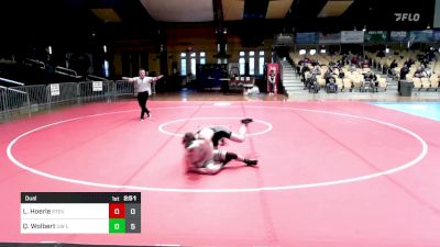 133 lbs Dual - Luke Hoerle, Stevens Institute Of Technology vs Quintin Wolbert, UW La Crosse