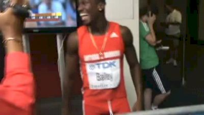 Daniel Bailey into semis 100 Berlin World Champs