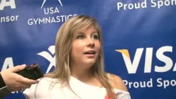 Shawn Johnson at 2009 Visa Championships as a Spectator