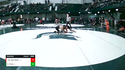 165 lbs Semifinal - Max Mayfield, Northwestern vs Caleb Fish, Michigan State