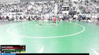 110 lbs Cons. Semi - Alana Tatekawa, HI vs Samantha Cornejo, CA