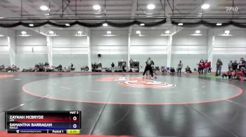 136 lbs Champ. Round 1 - Zaynah McBryde, Life vs Samantha Barragan, Menlo