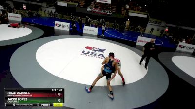 125 lbs Cons. Round 2 - Jacob Lopez, California vs Noah Gaxiola, Gaxiola Wrestling Club