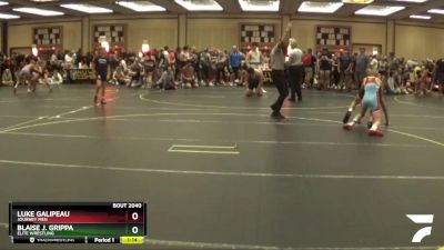 108 lbs Cons. Round 3 - Blaise J. Grippa, Elite Wrestling vs Luke Galipeau, Journey Men