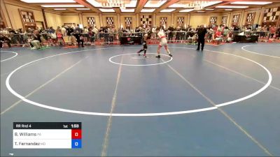 125 lbs Rr Rnd 4 - Braden Williams, Pa vs Taina Fernandez, Md