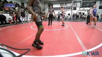 102-110 lbs Quarterfinal - Bradley Fiddler, Pryor Tigers vs Kytrell Lewis, Muskogee