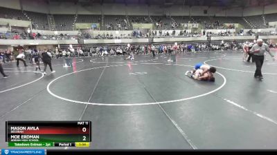 130 lbs Cons. Round 3 - Mason Avila, Decorah vs Moe Erdman, Adrian High School