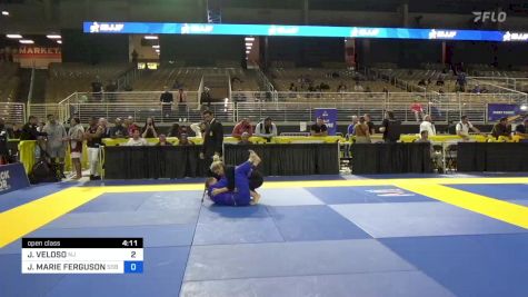JULIANA VELOSO vs JULIE MARIE FERGUSON 2024 Pan Jiu Jitsu IBJJF Championship