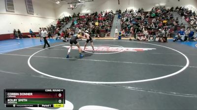 120 lbs Cons. Round 4 - Kolby Smith, Sheridan vs Corbin Donner, Laramie