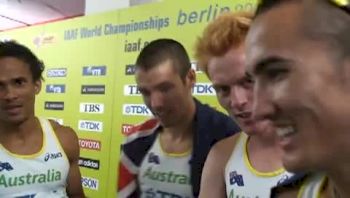 Australia 3rd 4x4 2009 IAAF World Track Championships