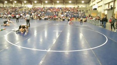 129 lbs Cons. Round 3 - Caleb Berg, Corner Canyon vs Kaden Mertel, Green Canyon High School