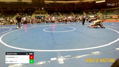 150 lbs Quarterfinal - Brynn Madden, USA Gold vs Makayla Liska, Team Valley Wrestling Club