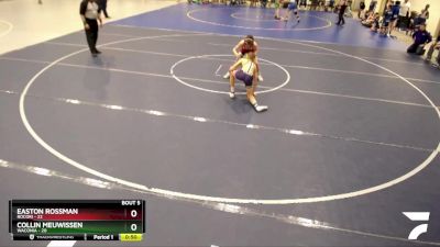 102 lbs Semis & 1st Wrestleback (8 Team) - Easton Rossman, Rocori vs Collin Meuwissen, Waconia