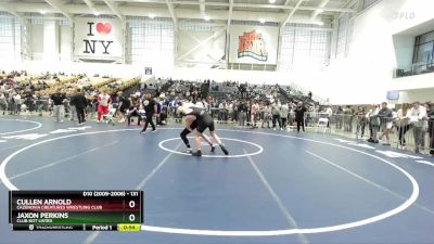 131 lbs Cons. Round 3 - Cullen Arnold, Cazenovia Creatures Wrestling Club vs Jaxon Perkins, Club Not Listed