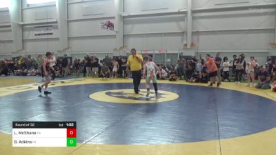 96-J lbs Round Of 32 - Lenox McShane, PA vs Blake Adkins, MI