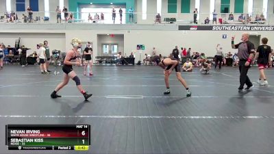 120 lbs Cons. Round 4 - Nevan Irving, White House Wrestling vs Sebastian Kiss, Nease